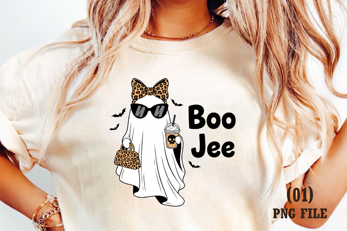 Halloween Boo-Jee Ghost Sublimation, an Illustration by DreamArtGraphic (Photo 1 of 5)