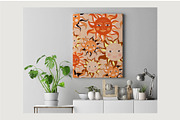 Sun and Moon, a Pattern Graphic by Polanika (Thumbnail 6 of 9)