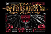 Chrome Revenant Typeface, a Serif Font by alit design (Thumbnail 14 of 17)