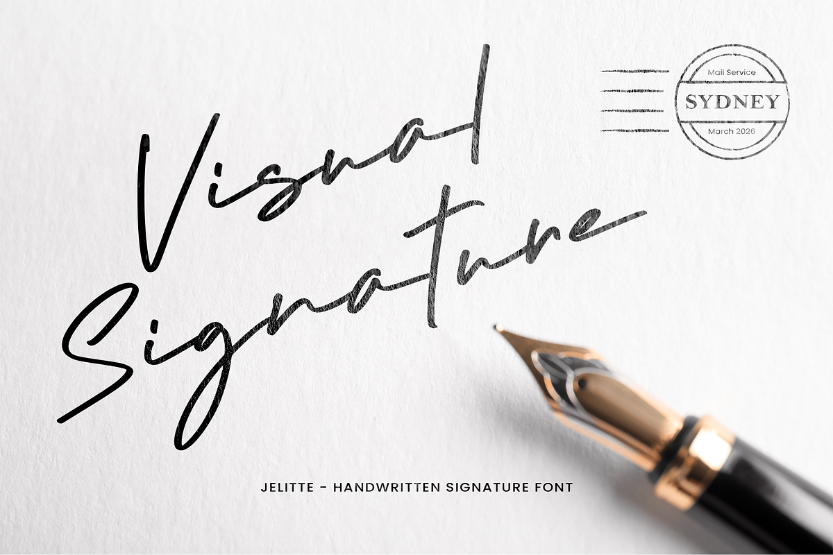 Jelittebyte - Signature Font, a Handwritten Font by Vampstudio (Photo 10 of 13)