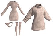 3D Stylized Girl_SG2FC, a Characters & Person 3D Model by LomellRueca (Thumbnail 7 of 11)
