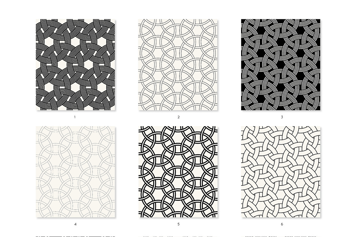 Rings. Seamless Pattern Set, a Pattern Graphic by Curly_Pat (Photo 4 of 7)