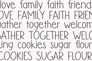 Firewood | Farmhouse Font, a Font by KA Designs (Thumbnail 7 of 8)