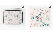 Watercolor Flowers Seamless Pattern, a Pattern Graphic by Dz Akali (Thumbnail 9 of 10)