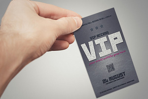 Elegant VIP PASS Card 2 Styles