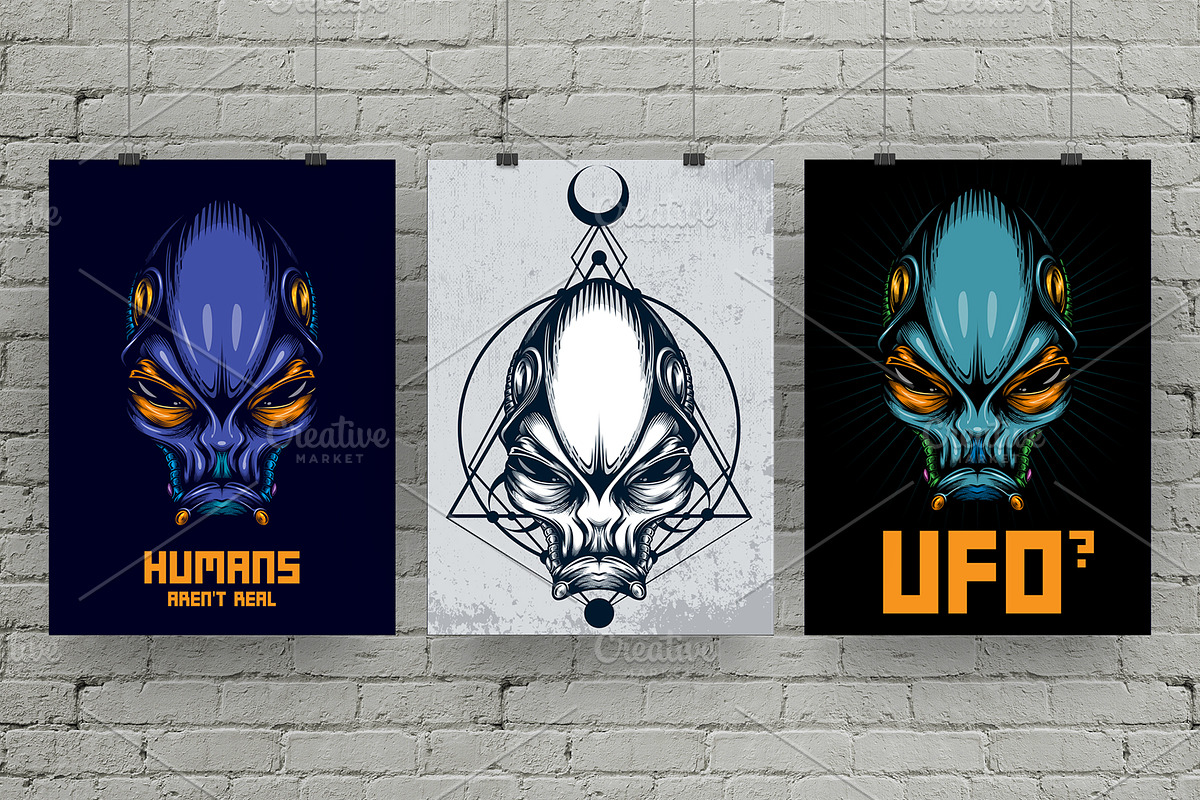 Alien prints collection, an Illustration by VioSilent (Photo 2 of 3)