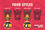 Peace, Love, Icons & Joy, an Outline Icon by Mixergraph (Thumbnail 6 of 7)