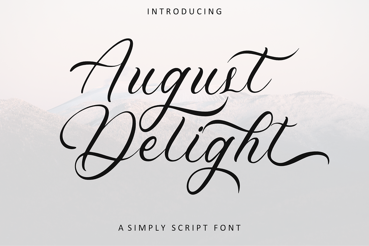 August Delight | Handwritten Font, a Handwritten Font by Jackgridden (Photo 2 of 10)