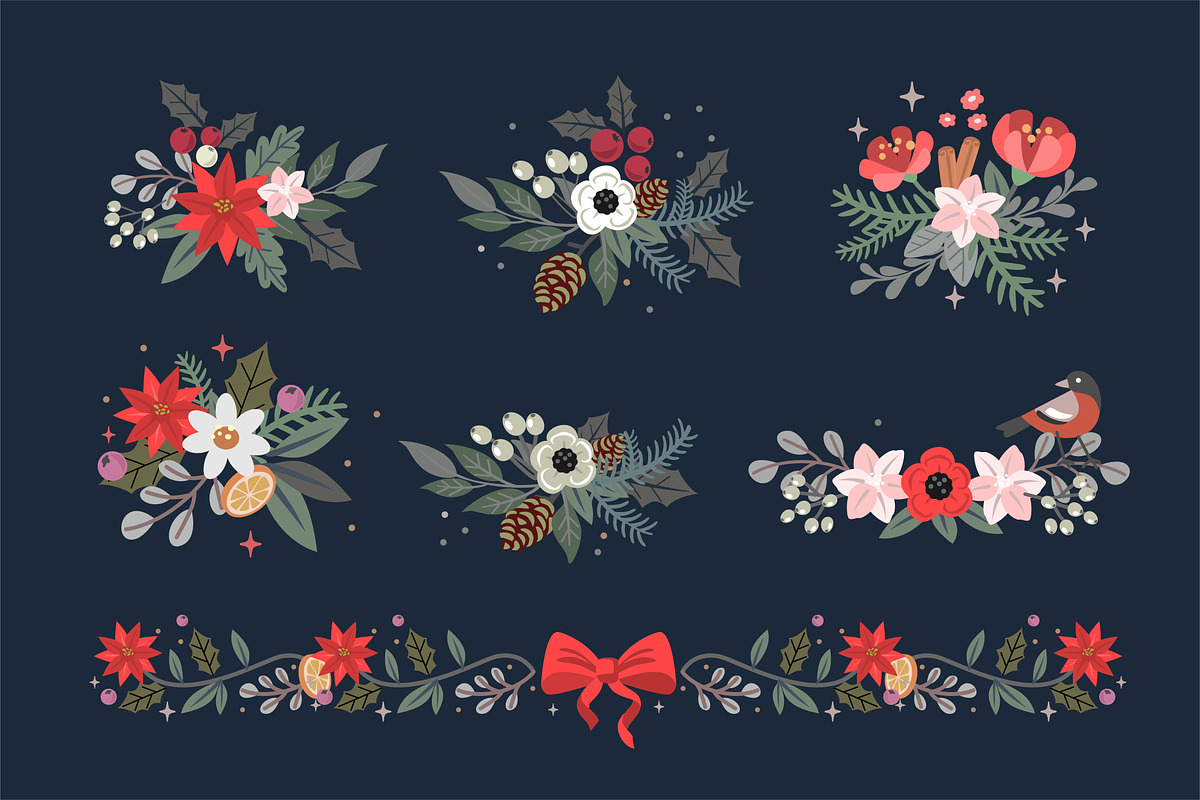 Christmas spirit. Xmas collection., a Decorative Illustration by bioraven (Photo 7 of 17)