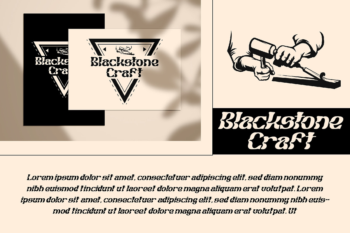Khalifsa - Curvy Display Font, a Sans Serif Font by Favo Write (Photo 5 of 9)