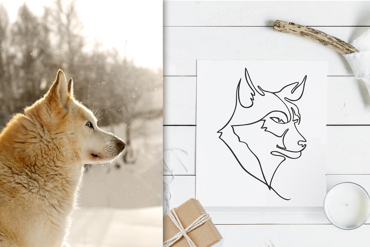 Animals One Line Design, an Object Graphic by Live line (Photo 2 of 5)