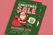 Modern Retro Christmas Sale Flyer, a Flyer Template by VectorVactory (Thumbnail 3 of 3)