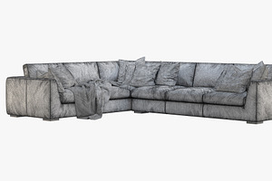 Modena Taper Arm L-Sectional Sofa