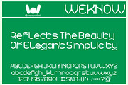 Minimal Clean font, a Sans Serif Font by weknow (Thumbnail 2 of 8)
