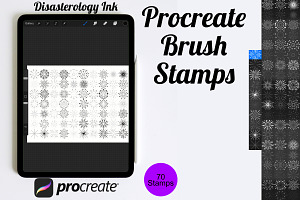 Firework Set 4 Procreate Brush Stamp