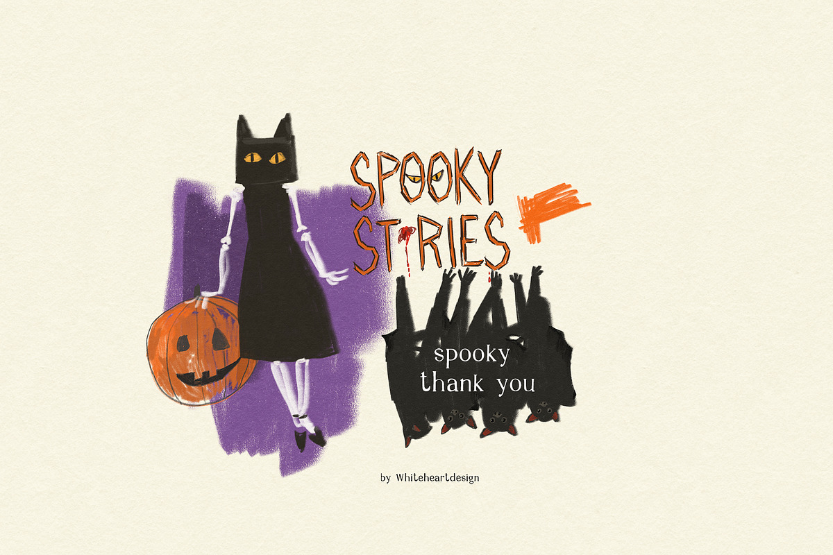 Halloween Png Illustrations Posters, a Decorative Illustration by whiteheartdesign (Photo 19 of 19)