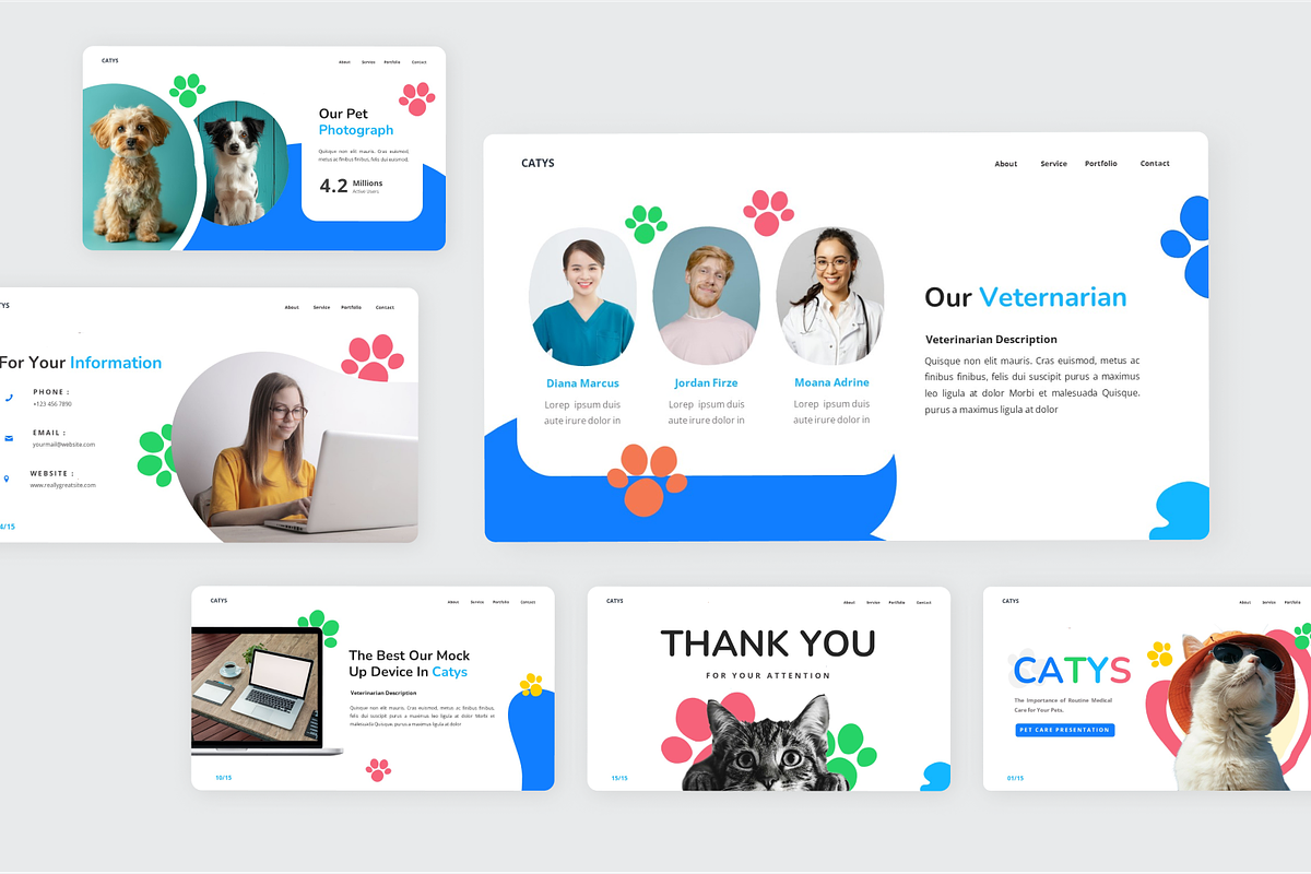 Catys - Petcare Presentation Keynote, a Presentation Template by SquidPixey (Photo 4 of 6)
