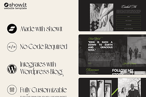 Forevermore Showit Website Template