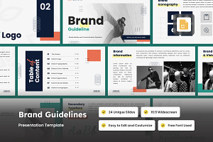 Fashion Brand Guideline Presentation, a Presentation Template by twinstd