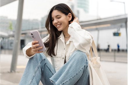 Bright portrait of cheerful young, a Person Photo by AD Stock Images