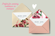 Pink peony flowers watercolor, an Illustration by Artcard Watercolor (Thumbnail 6 of 6)