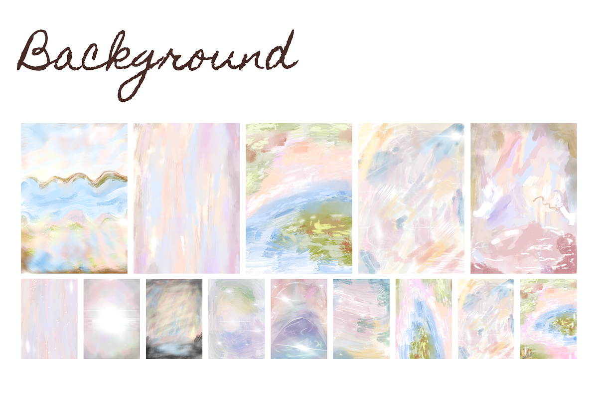 Lustre Mist: Watercolor Oil Textures, a Background Graphic by The Journey Atelier (Photo 3 of 18)