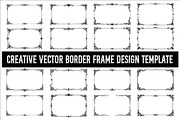 Creative Vector Border Frame Design, an Illustration by Amazin_art (Thumbnail 1 of 17)