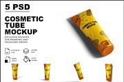 Cosmetic Tube Mockup, a Product Mockup by mockupbuys (Thumbnail 1 of 12)