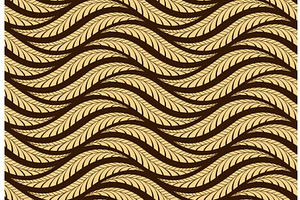 The geometric pattern with wavy, a Pattern Graphic by RODINA