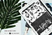 Stencil Procreate Stamp Brush 024, a Brushes & More by Drawberx (Thumbnail 7 of 8)