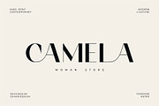 Camela Nabila - Modern Ligature Font, a Sans Serif Font by suhadidesign (Thumbnail 6 of 15)