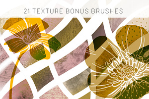 Floral Procreate Stamp Brushes 7