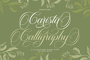 Carista Calligraphy, a Script Font by Pista Mova (Thumbnail 1 of 10)