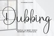 Dubbing, a Handwritten Font by FreshTypeINK (Thumbnail 1 of 7)