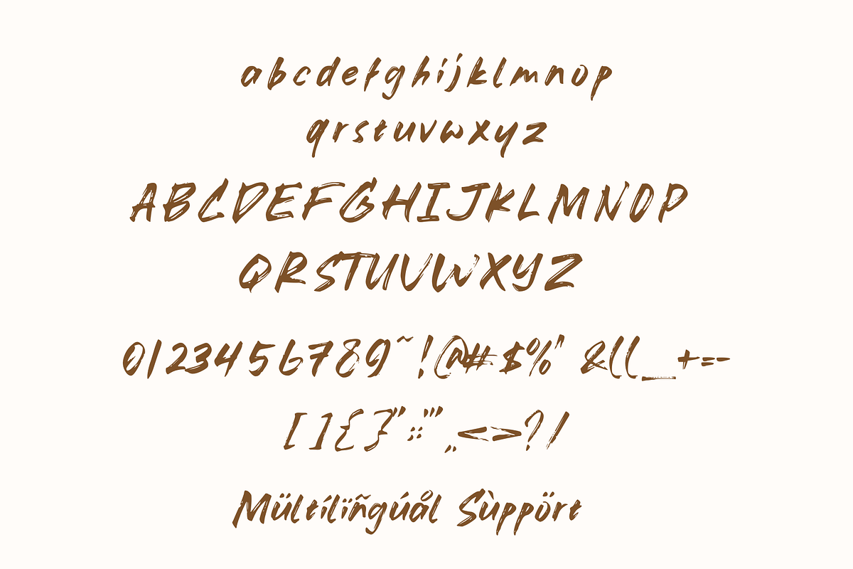 Jiwaku Menanti - Handbrush Font, a Handwritten Font by Sronstudio (Photo 9 of 9)