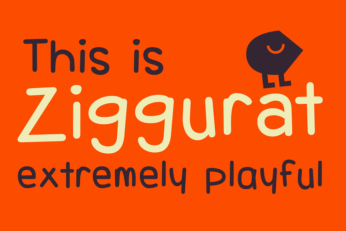 TOMO Ziggurat, a Font by TOMO Fonts (Photo 1 of 8)