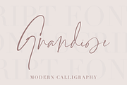 Grandiose - Stylish Signature Font, a Script Font by Dharmas Foundry (Thumbnail 1 of 11)