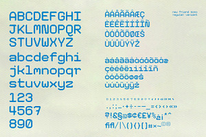 New Friend Mono Pixel Sans-Serif