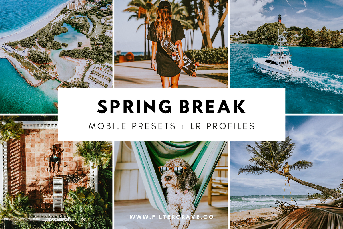 Spring Break Mobile Lightroom Preset, an Action Add-On by Filtercrave (Photo 2 of 14)