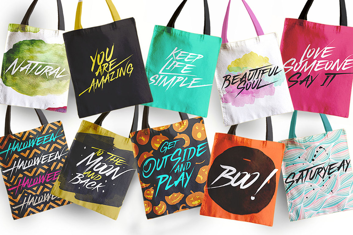Floresh Typeface | Brush Font preview 6
