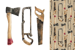 Old-fashioned lumberjack bundle