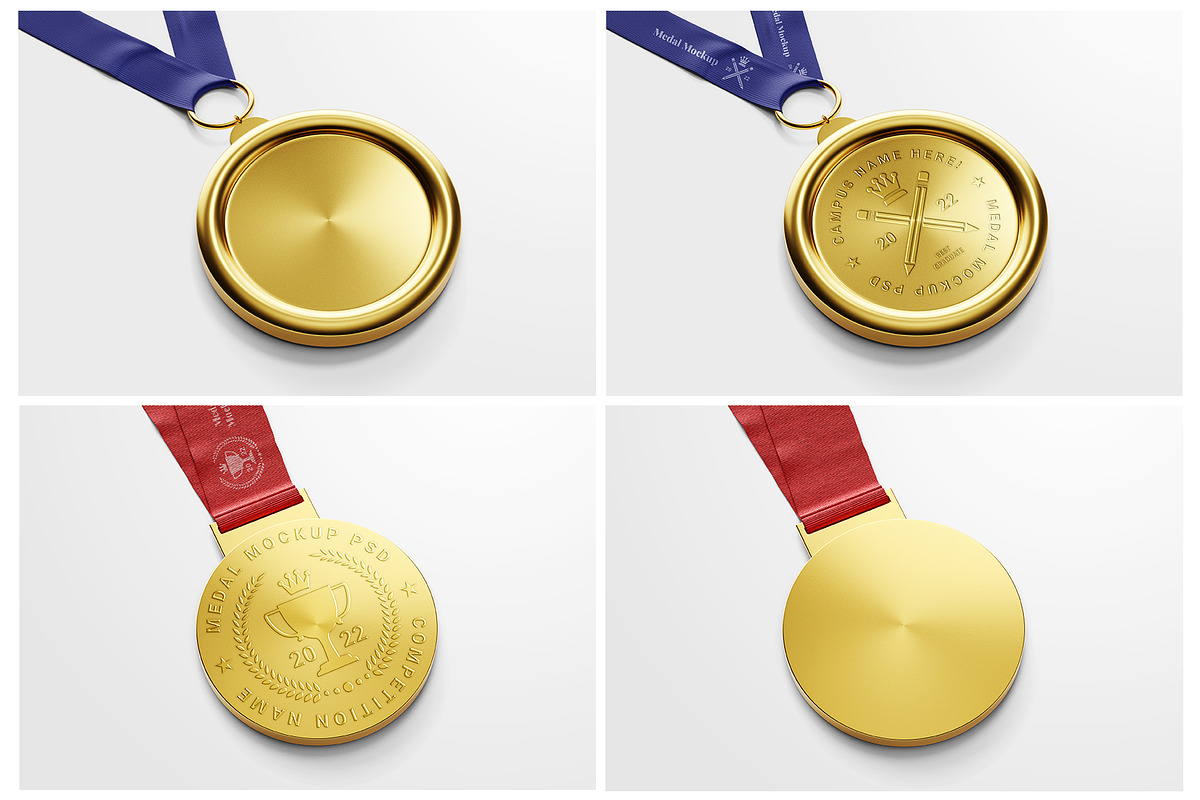 Round Medal Mockup Set - 10 PSD, a Mockup by Remnand Studio (Photo 8 of 12)