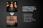 Black Friday Brow Technician Insta, a Social Media Template by DesignsbyMariaStudio (Thumbnail 4 of 10)