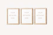 Frame Mockup Wooden Light 5x7 Downlo, a Print Template by BirdieFrames (Thumbnail 2 of 4)