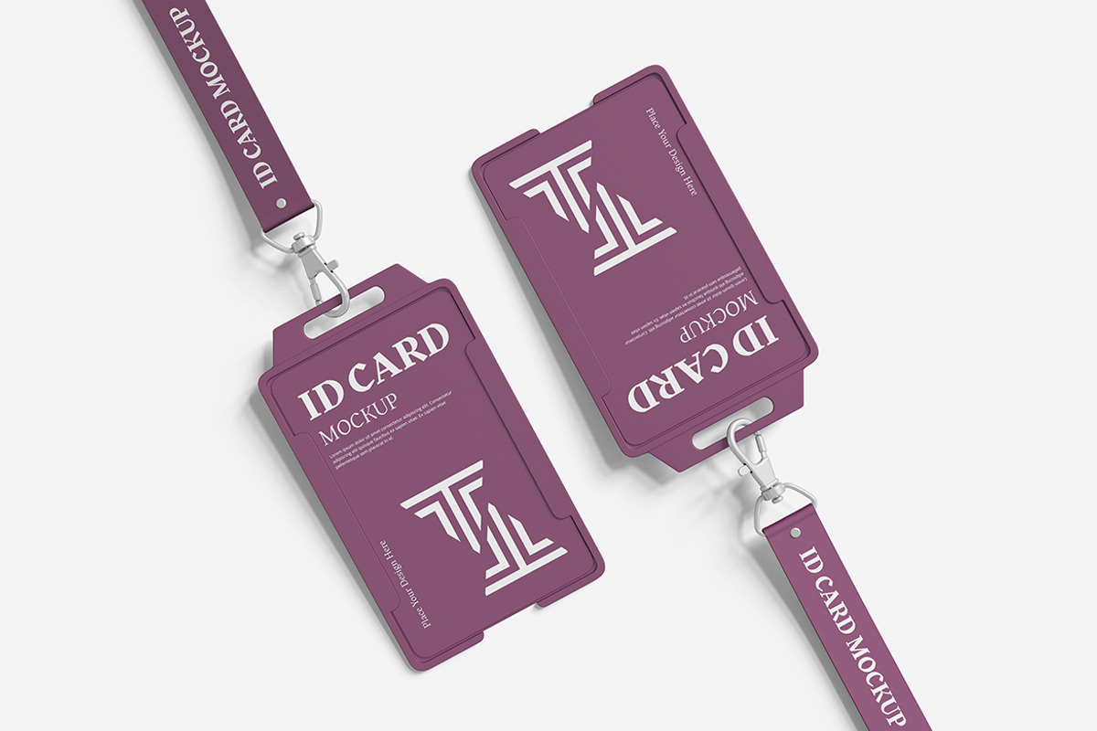 Corporate ID Card Mockup, an Advertising Mockup by Indah (Photo 5 of 6)