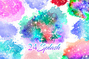 Dreamy Splashes, a Decorative Illustration by Digital Studio (Thumbnail 1 of 3)