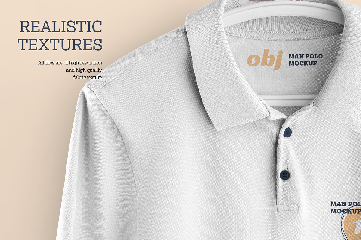 8 Mockups Men Polo, a Shirt Mockup by Grow Design Craft Studio (Photo 7 of 7)