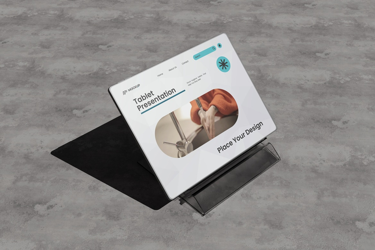 Tablet Presentation Mockup, an iPad Mockup by Pexelyou (Photo 4 of 5)