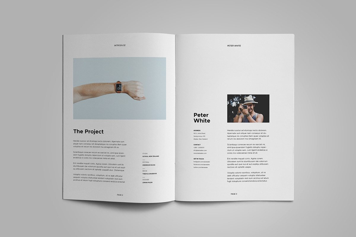 A5 Portfolio, a Brochure Template by Meenom Templates (Photo 3 of 17)