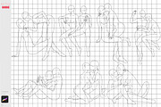 Procreate Couple Body Poses Anime, a Brush Add-On by ArtPrintBabe (Thumbnail 8 of 12)